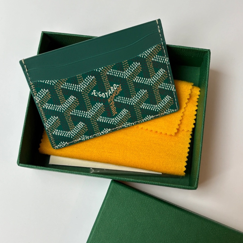 Goyard Green Card Holder